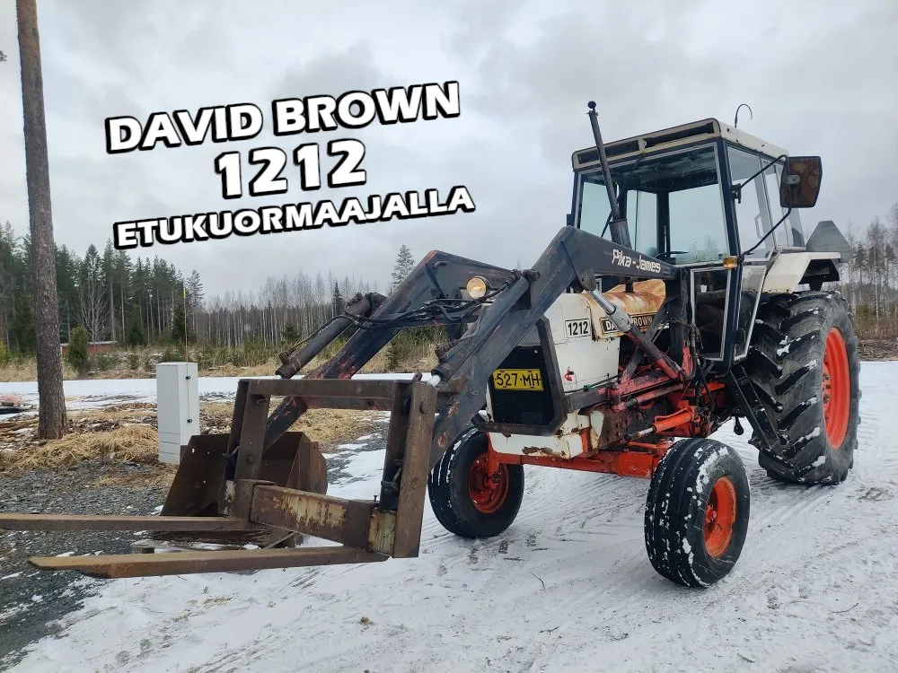 David Brown 1212 Hydra Shift / James etukuormaajalla, katso video!