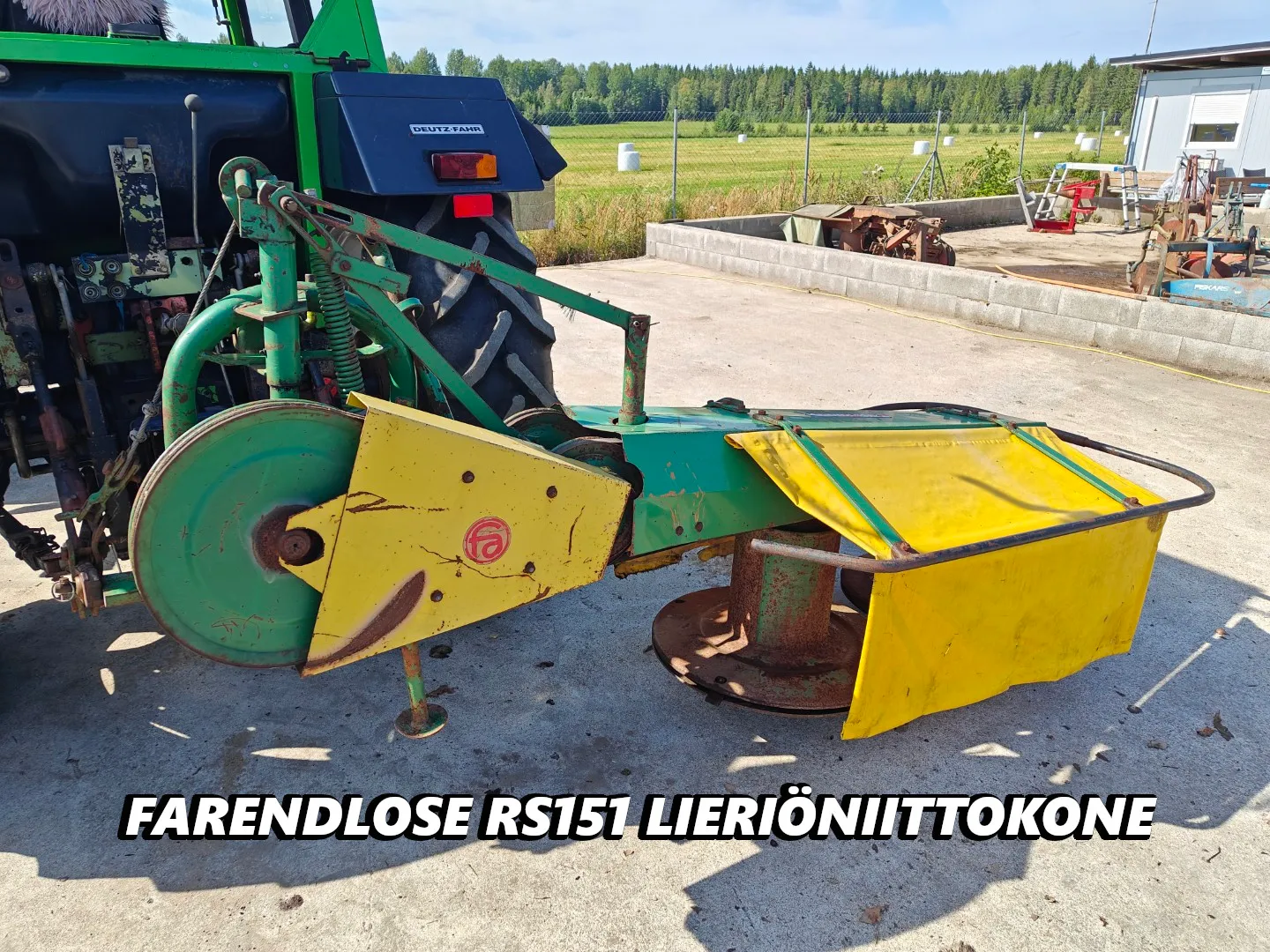 Farendlose RS151 lieriöniittokone / Katso video!