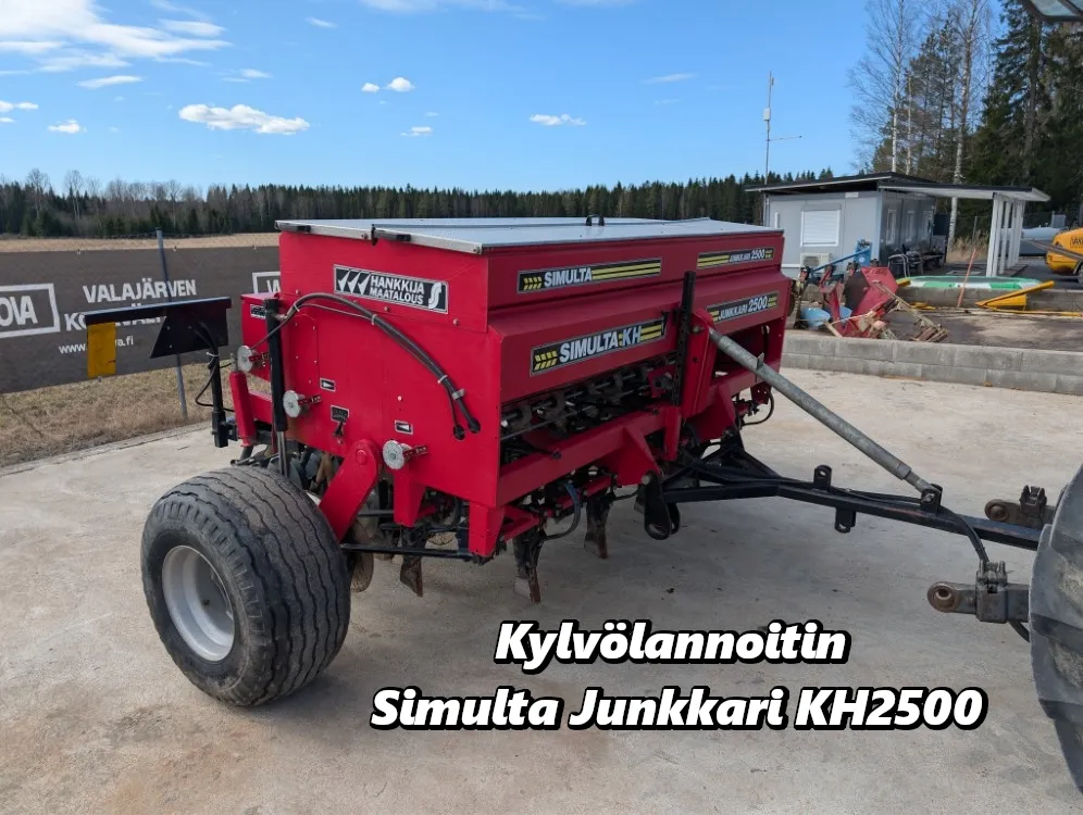Simulta Junkkari KH2500 kylvölannoitin / Kevythinattava - HS-laatikolla - VIDEO