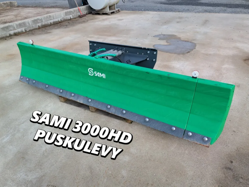 Sami 3000HD hydraulinen puskulevy / EURO, hyväkuntoinen, katso video!