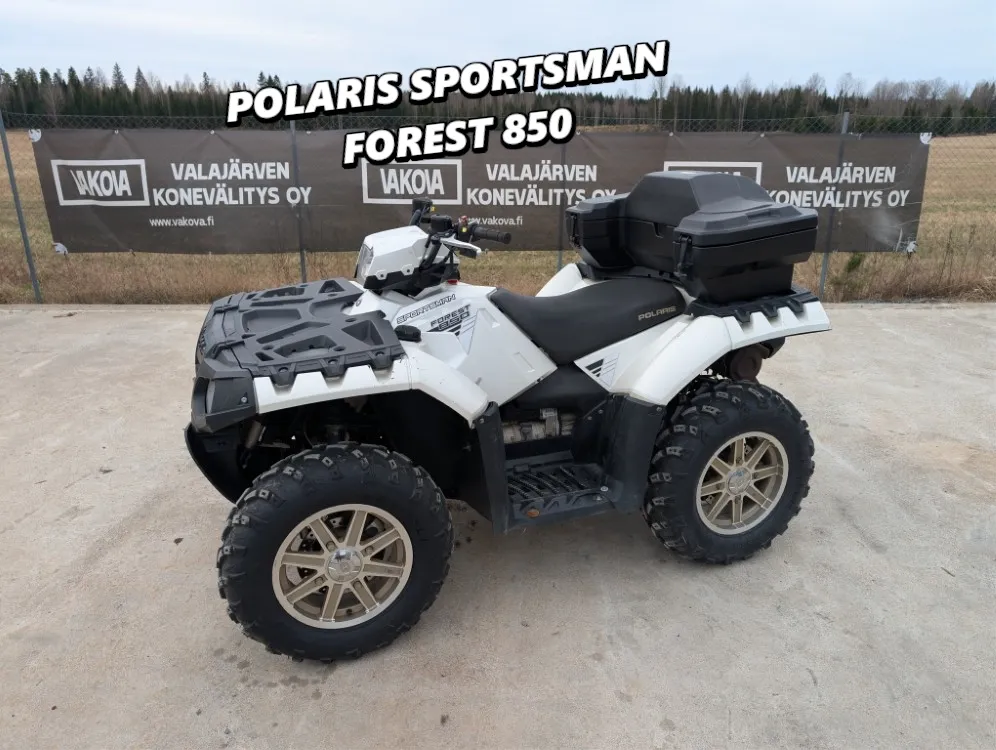 Polaris Sportsman Forest 850 / Arvonlisäverollinen mönkijä / Katso video!