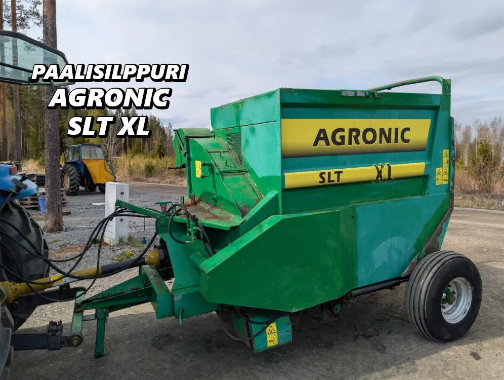 Agronic SLT XL pyöröpaalisilppuri / Katso video!