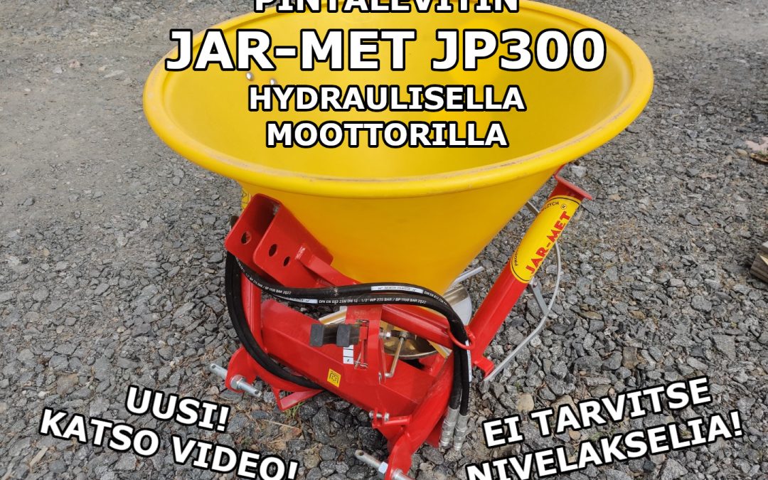 Jar-Met JP300 viska – HYDRAULISELLA MOOTTORILLA – VIDEO