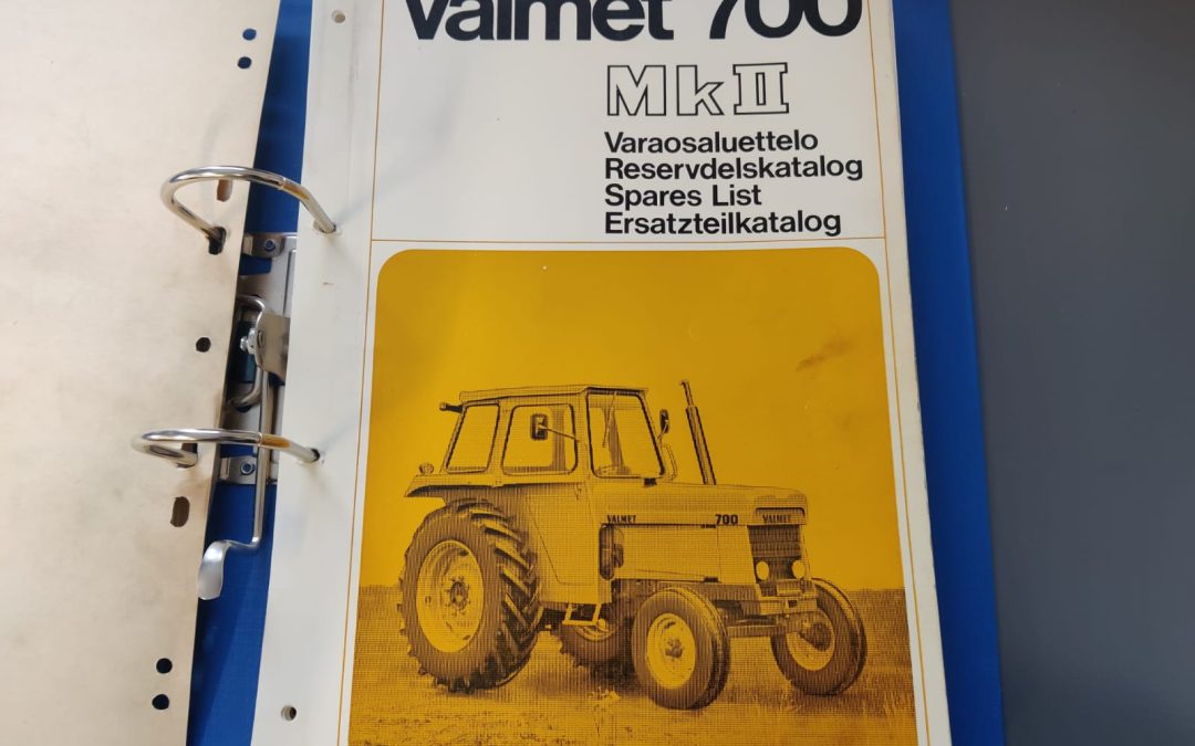 Valmet 700 MKII traktorin varaosaluettelo