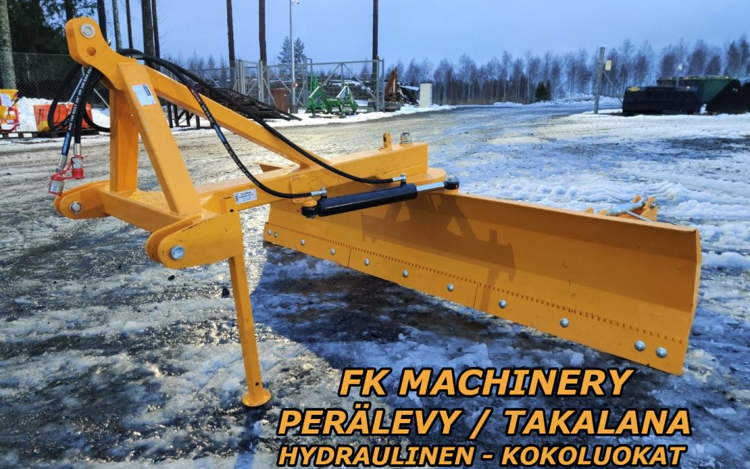 FK Machinery perälevy / takalana – 180cm-270cm – VIDEO