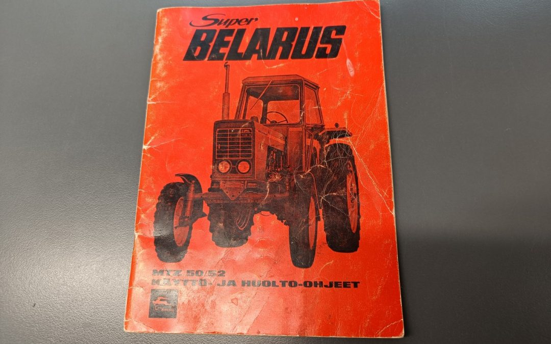 Belarus Super 50 ja 52 traktorin ohjekirja
